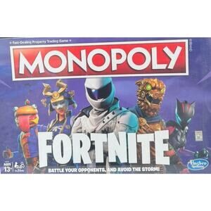 Monopoly Fortnite Edition Board Game - Complete - New And Sealed